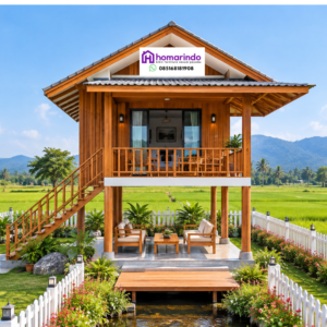 Rumah Panggung Kayu Jati