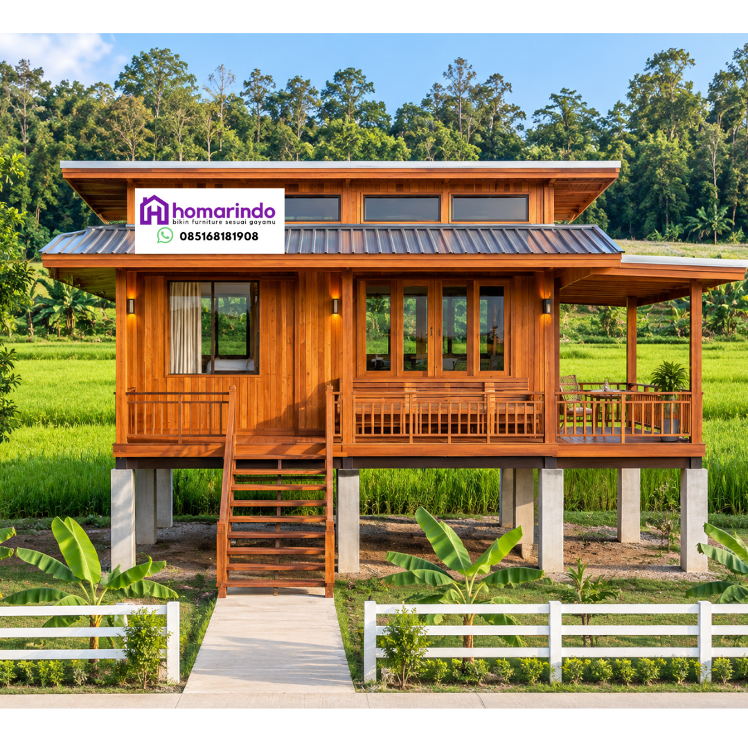 Rumah Panggung Kayu Jati