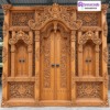 Pintu Gebyok Ukir Kayu Jati Eksklusif