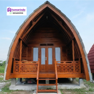 Rumah Kayu Jati Minimalis Modern Mewah