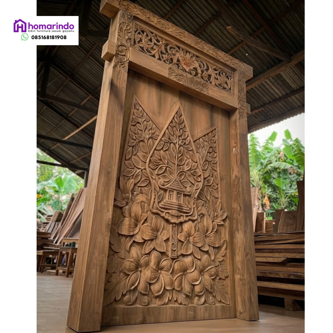 Pintu Gebyok Kayu Jati Klasik Pintu Gebyok Kayu Jati Klasik