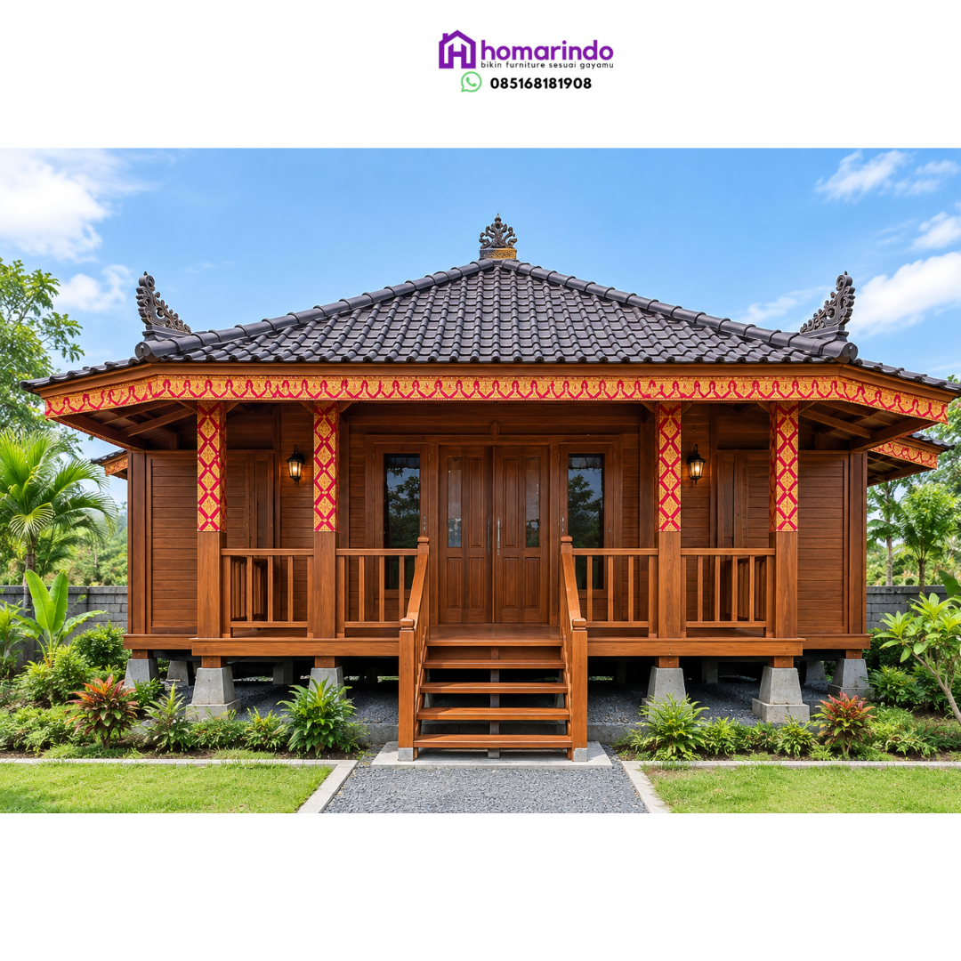 Rumah Joglo Kayu Jati Tradisional 