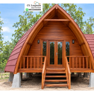 Rumah Lumbung Kayu Jati Tradisional