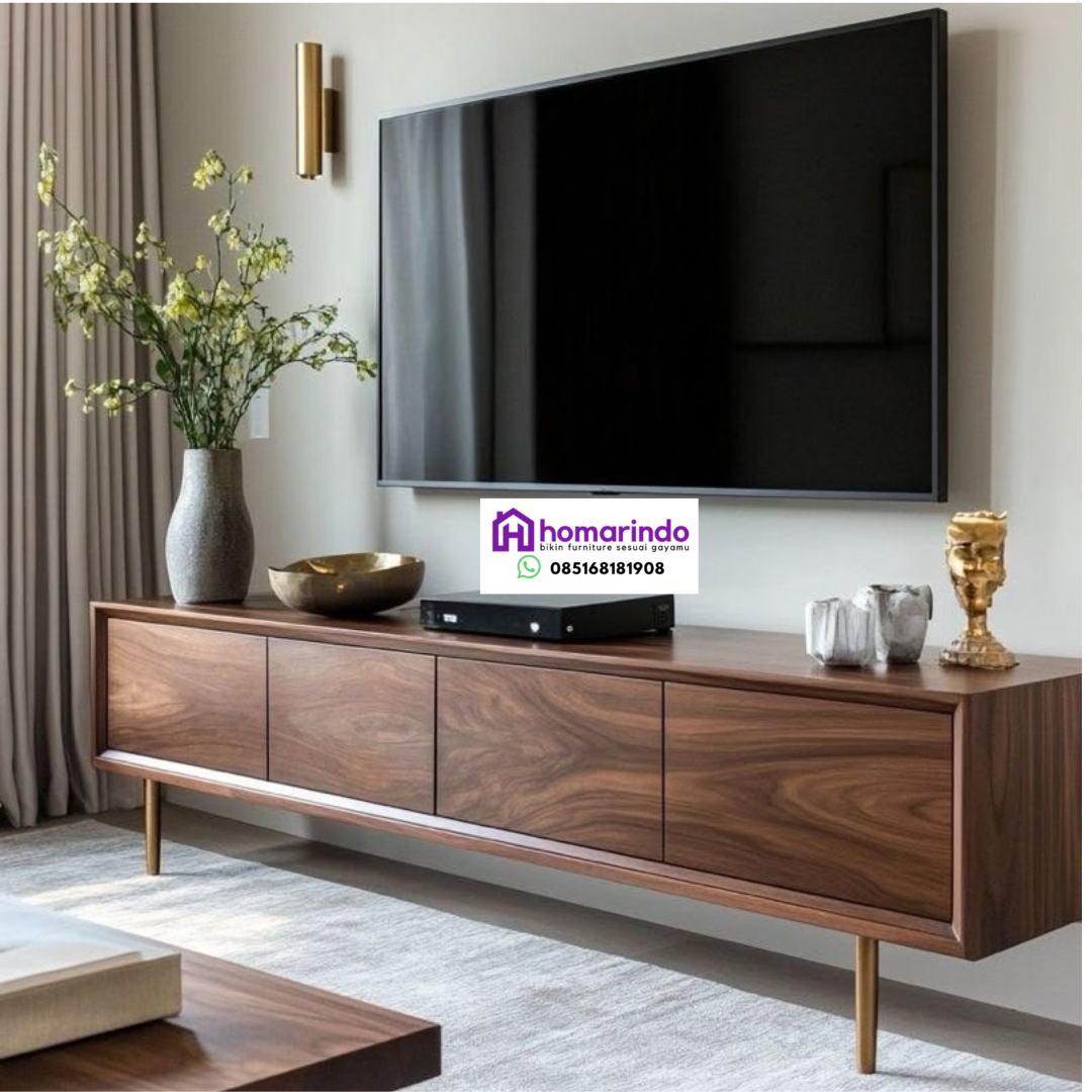 Meja TV Kayu Jati Minimalis Modern Meja TV Kayu Jati Minimalis Modern
