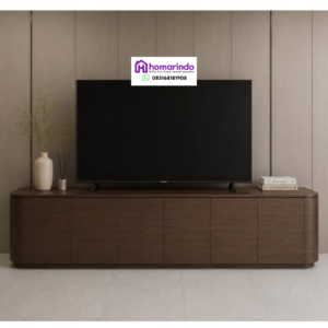 Meja TV Kayu Minimalis Modern Homarindo