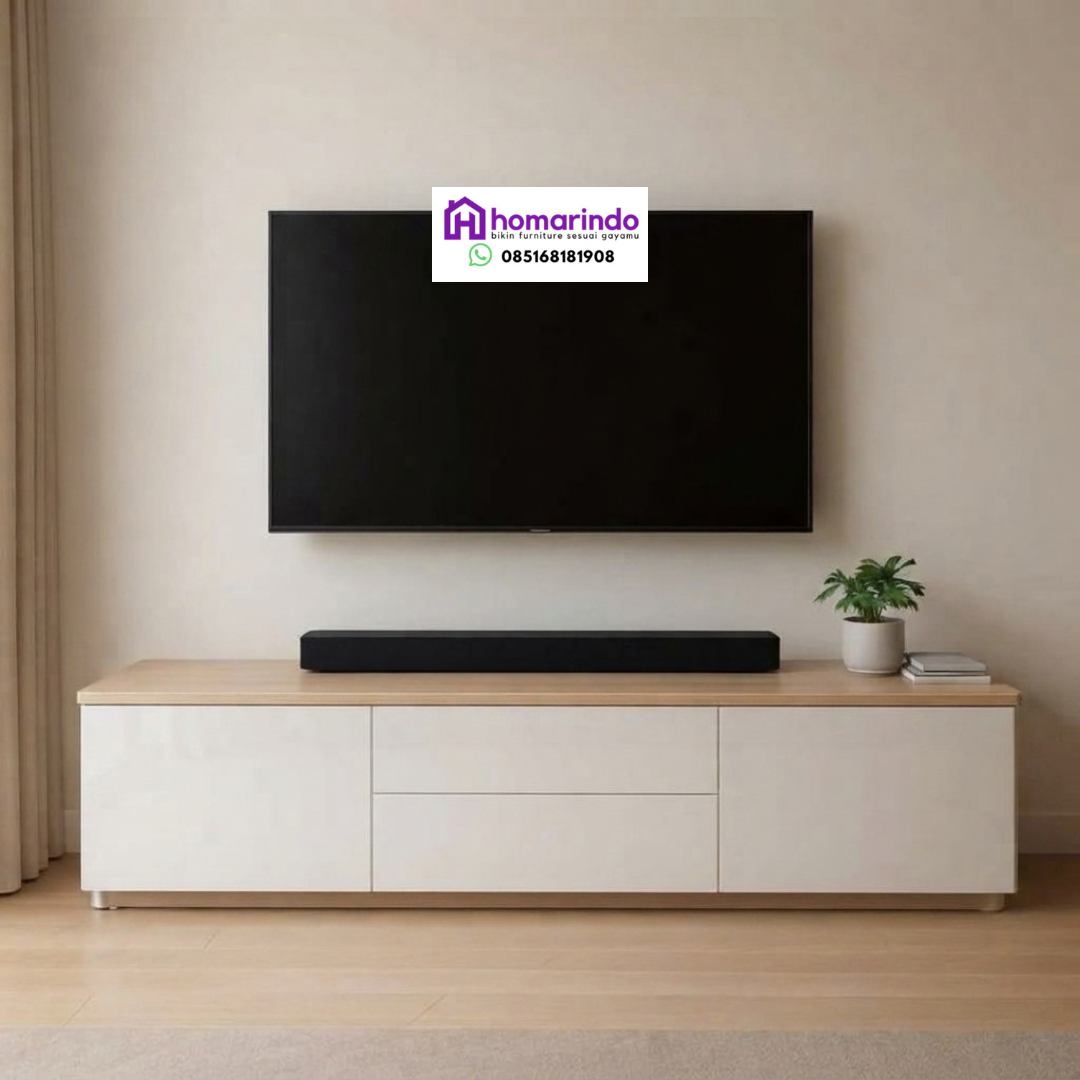 Meja TV Credenza Minimalis Modern Homarindo Meja TV Credenza Minimalis Modern Homarindo