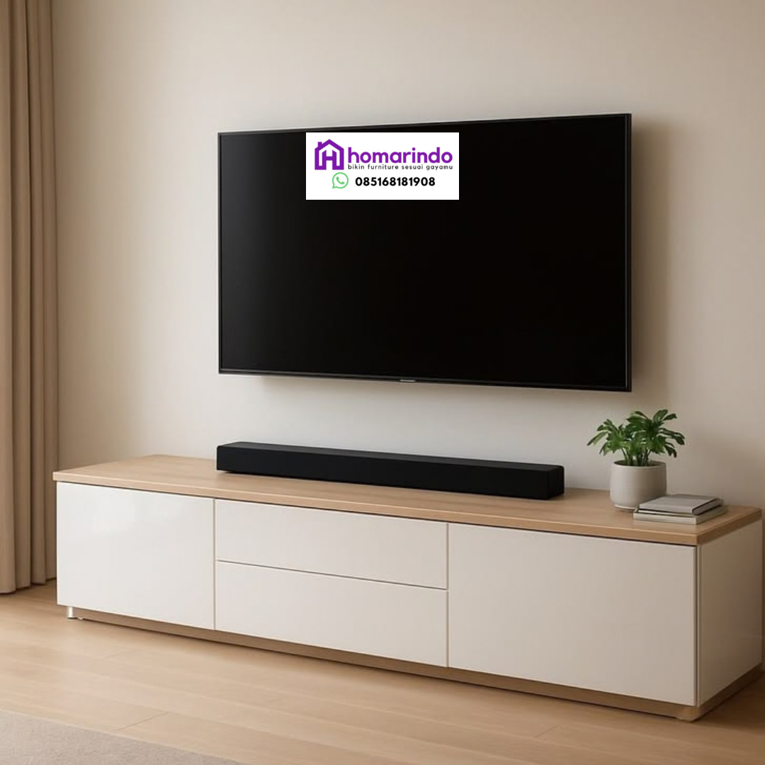Meja TV Credenza Minimalis Modern Homarindo Meja TV Credenza Minimalis Modern Homarindo