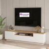 Meja TV Minimalis Modern Oak Putih Homarindo