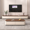 Set Meja TV dan Coffee Table Minimalis Modern Premium