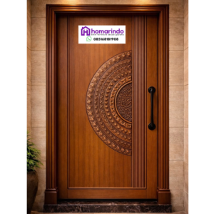 Pintu CNC Ukir Kayu Minimalis Eksklusif