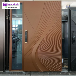 Pintu CNC Ukiran Gelombang Circular Homarindo