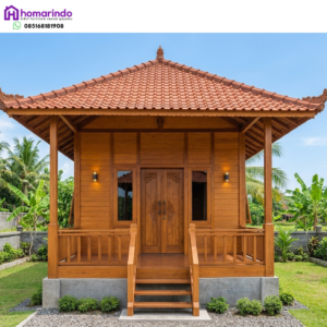 Rumah Joglo Kayu Jati Minimalis Modern