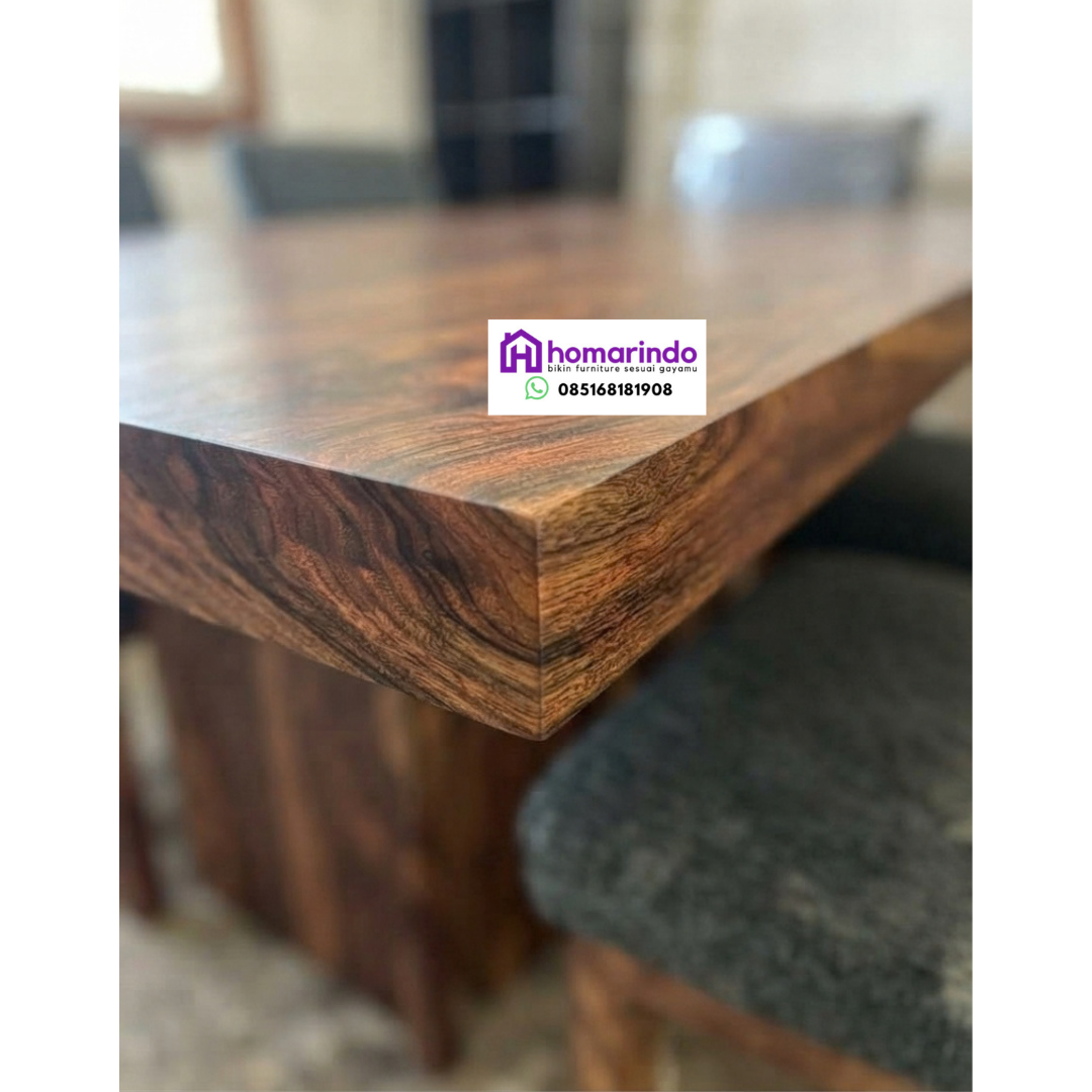 Set Meja Makan Kayu Jati Premium Set Meja Makan Kayu Jati Premium
