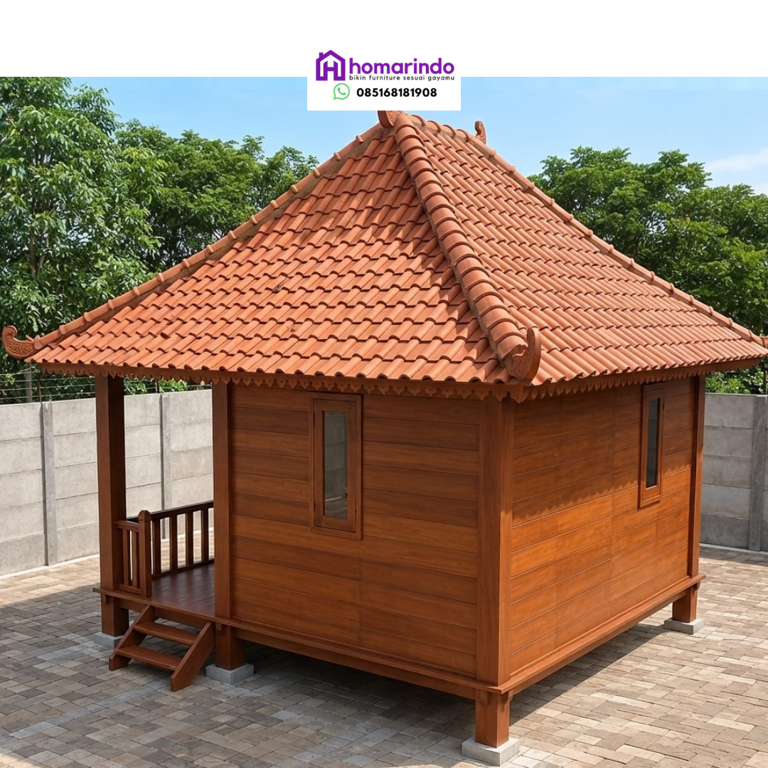 Rumah Panggung Kayu Jati Klasik Tradisional Rumah Panggung Kayu Jati Klasik Tradisional