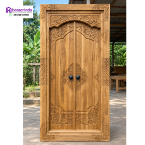 Pintu Gebyok Jati Ukir Klasik