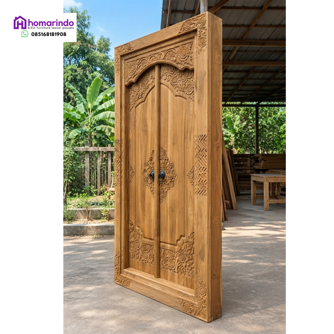 Pintu Gebyok Jati Ukir Klasik Pintu Gebyok Jati Ukir Klasik