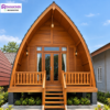 Rumah Lumbung Kayu Jati Minimalis Estetik