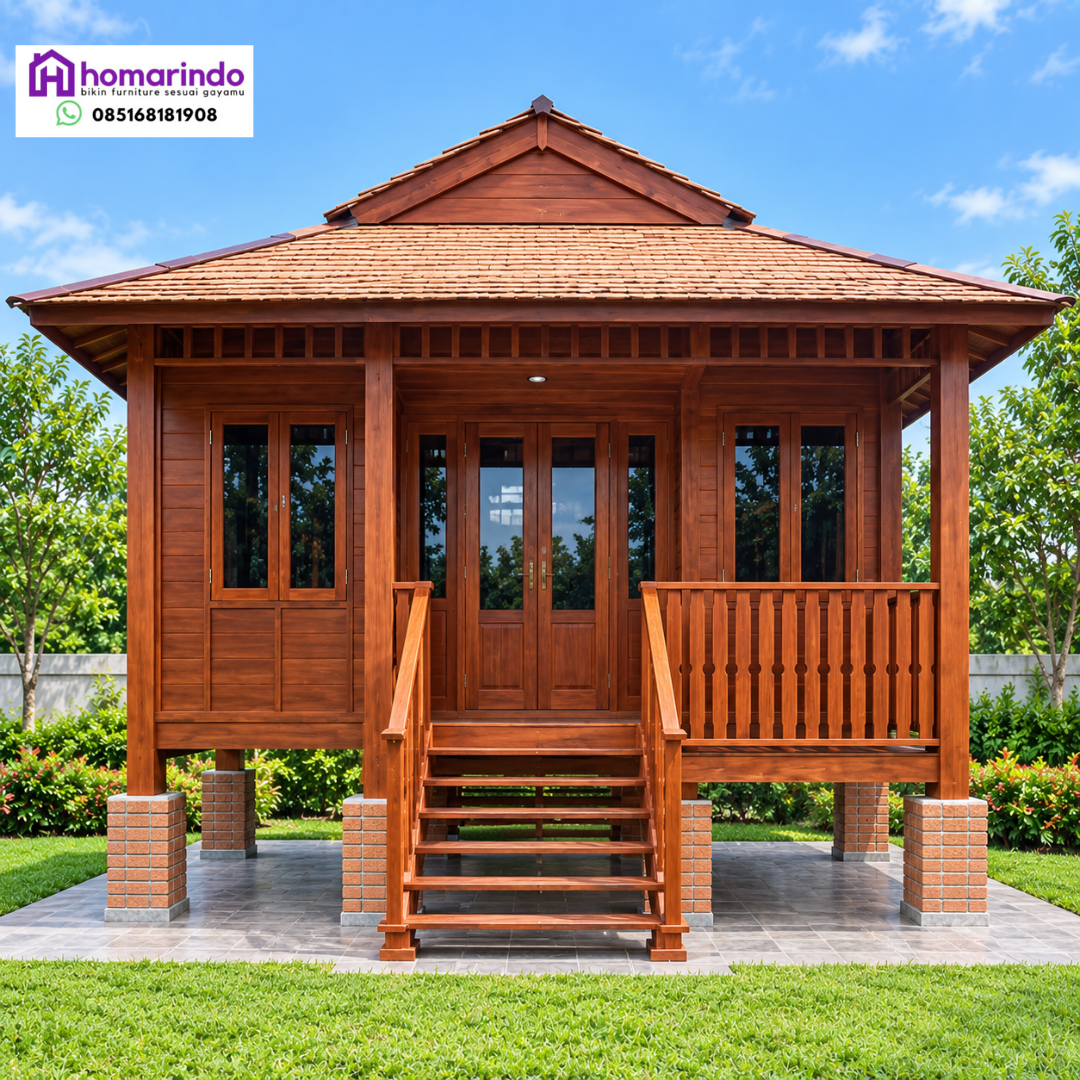 Rumah Limasan Kayu Jati Tradisional