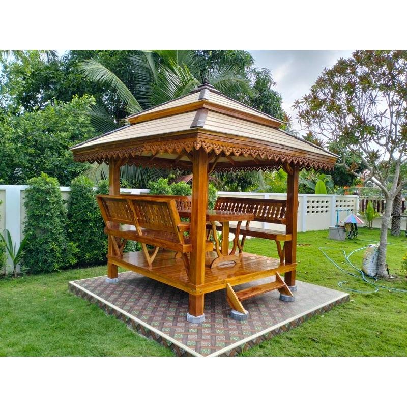 8 Panduan Menentukan Gazebo Kayu Jati Berkualitas untuk Taman yang Nyaman dan Mewah