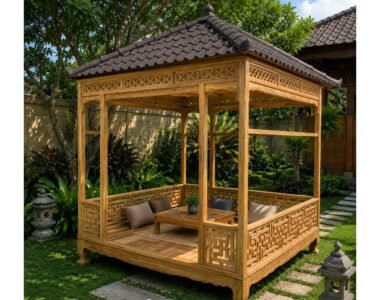 8 Panduan Menentukan Gazebo Kayu Jati Berkualitas untuk Taman yang Nyaman dan Mewah